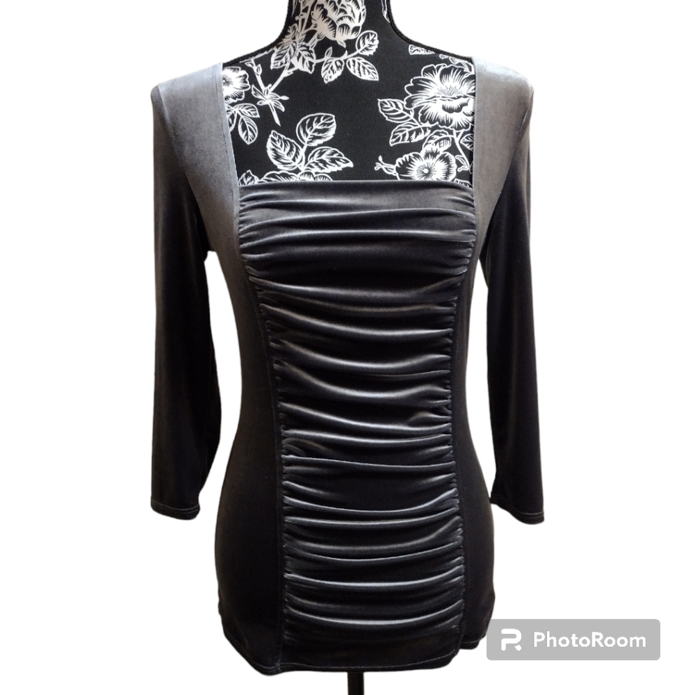 Boston Proper Velour Body Con Dress